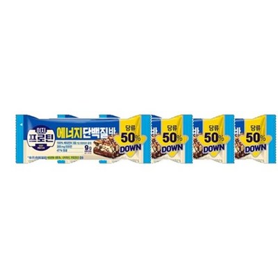 롯데제과 이지프로틴 에너지 단백질바 40g (10개)_이미지