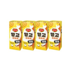 롯데칠성음료 델몬트 드링크 제로 망고 200ml (4개)_이미지