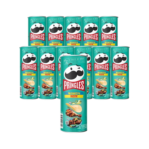 켈로그 프링글스 캐리비안식 치킨맛 100g (12개)