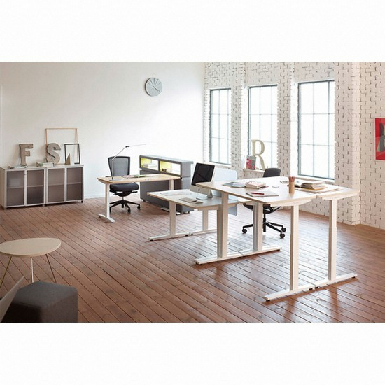 퍼시스 모션 스탠딩 책상 FCD014C (139x70cm)_이미지