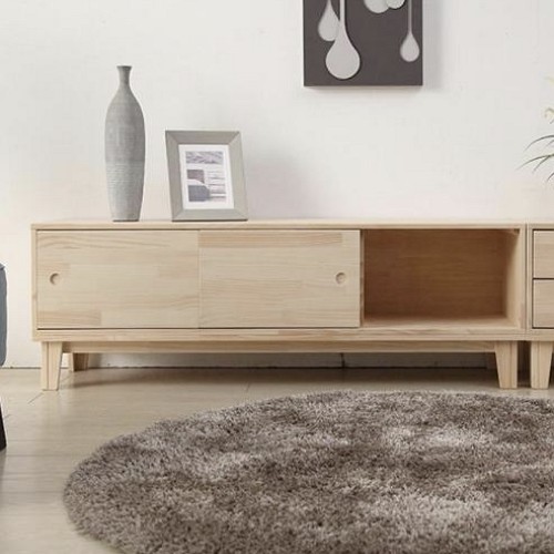 인우드 페토디 비디오형 원목 거실장 1500_이미지