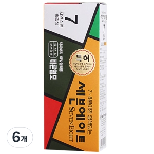 동성제약 세븐에이트 새치 염모제 7호 흑갈색 6개_이미지