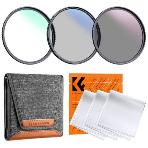 K&F Concept NANO-X HMC UV + CPL + ND4 필터세트 (67mm)_이미지