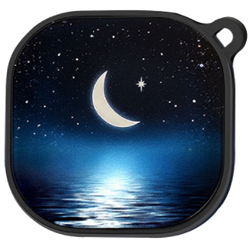 갤럭시 버즈 프로/라이브 달 문 루시드 케이스