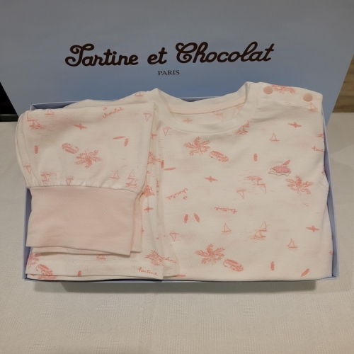 쇼콜라 GH리츠텐셀내의 여아실내복 TNNMXS22UP_이미지