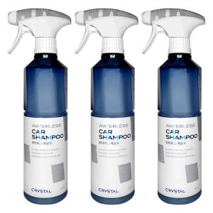 불스원 뉴 크리스탈 워터리스 카샴푸 500ml (3개)