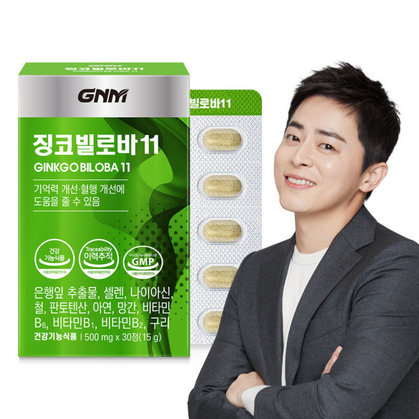 GNM자연의품격 징코빌로바11 500mg 30정 (10개)_이미지