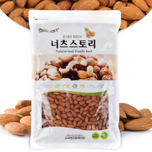 너츠스토리 캘리포니아 볶음 아몬드 1kg