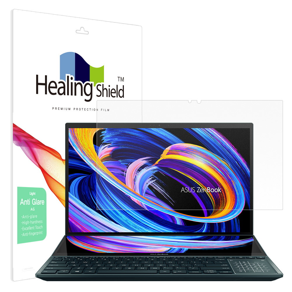 폰트리 힐링쉴드 ASUS 젠북 프로 듀오 15 OLED UX582LR 저반사 Light 액정보호필름