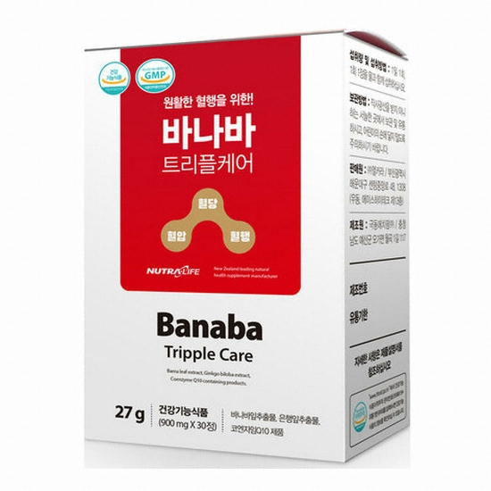 뉴트라라이프 바나바 트리플케어 30정 (1개)_이미지