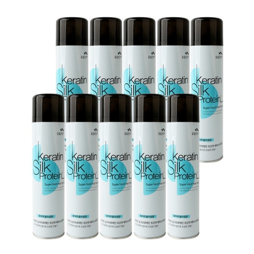 꽃을든남자 케라틴 실크 프로테인 초강력 헤어 스프레이 화이트블라썸향 300ml (10개)_이미지
