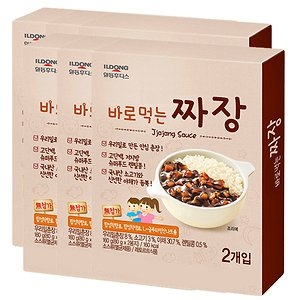 일동후디스 아기밀 우리아이 바로먹는 짜장 160g (6개)_이미지