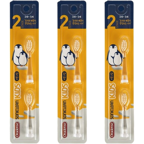 오라덴스 소닉클린 키즈 2단계 전용 리필 칫솔모