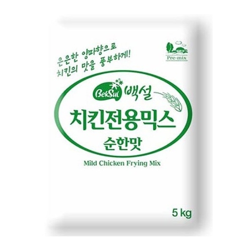CJ제일제당 백설 치킨전용 믹스 순한맛 5kg