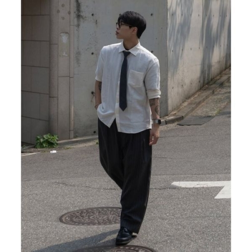 COSTUME OCLOCK 린넨 릴렉스핏 롱 슬리브 셔츠 5 COLOR COOSSH193 COOSSH193 326870