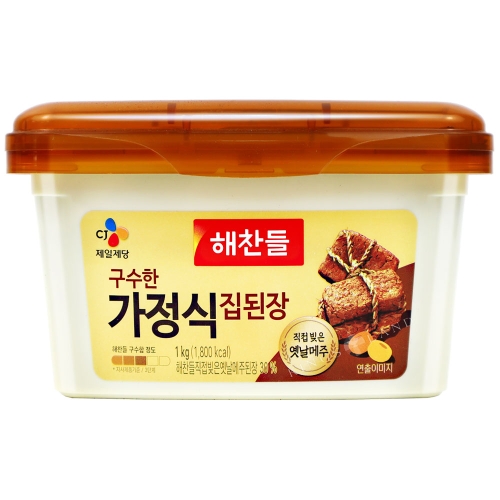 CJ제일제당 해찬들 구수한 가정식 집된장 1kg (5개)
