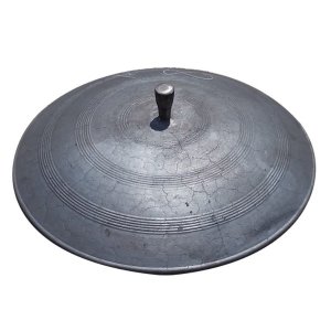 국산 무쇠 가마솥뚜껑 옛날 전통 수공예 (50cm)_이미지