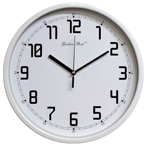골든벨시계 무소음 라운딩 유아동 교육용 벽시계 GB4514_이미지