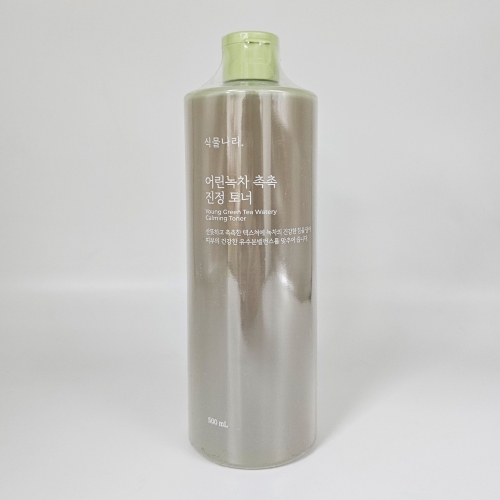 식물나라 어린녹차 촉촉 진정토너 500ml (1개)_이미지