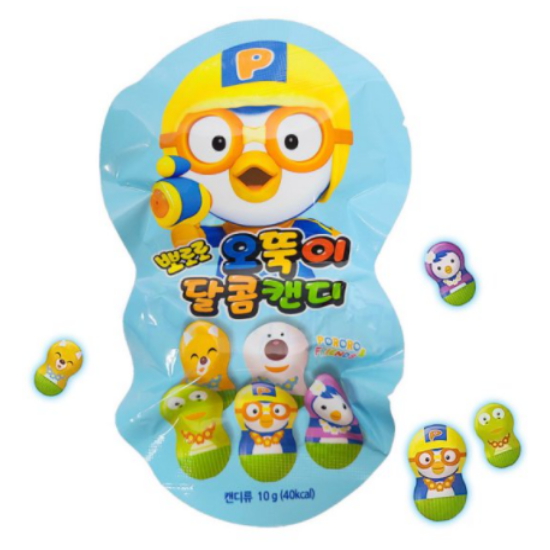 뽀로로 오뚝이 달콤 캔디 플리퍼즈 10g (5개)_이미지