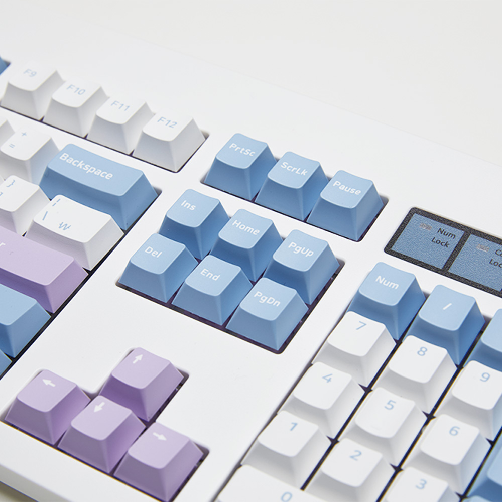 QSENN DT35 104 8K 풀윤활 가스켓 기계식 블루퍼플 (퍼플축)_이미지