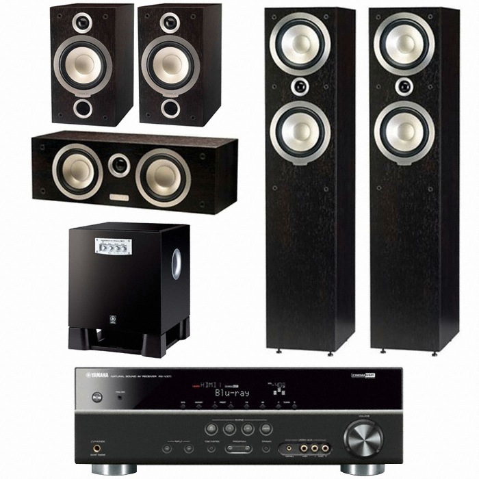 탄노이 Mercury V4 5.1채널 + 야마하 AV리시버 (RX-V371, YST-SW315P)_이미지