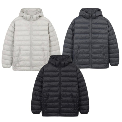 행텐 공용 후드 라이트 퀼팅 점퍼10560-010-211-69_BP