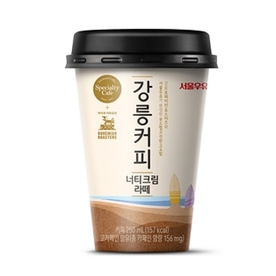 서울우유 강릉커피 너티크림 라떼 250ml (10개)_이미지