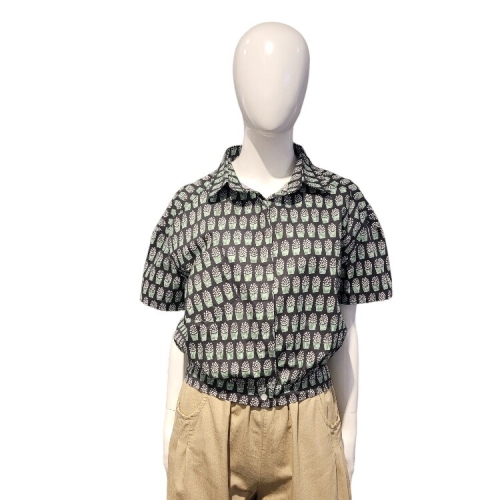 페이지플린 팝콘프린트뒷밴딩반팔남방셔츠 F4ABL028A_이미지