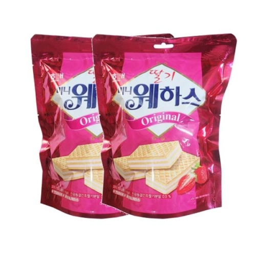 해태제과 딸기 미니 웨하스 150g (2개)_이미지