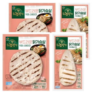 CJ제일제당 The더건강한 닭가슴살 직화스테이크 100g (4개)