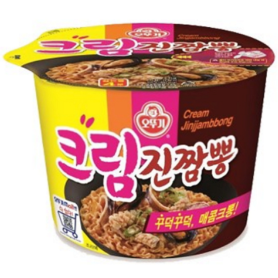 오뚜기 크림진짬뽕 큰컵 105g (4개)_이미지