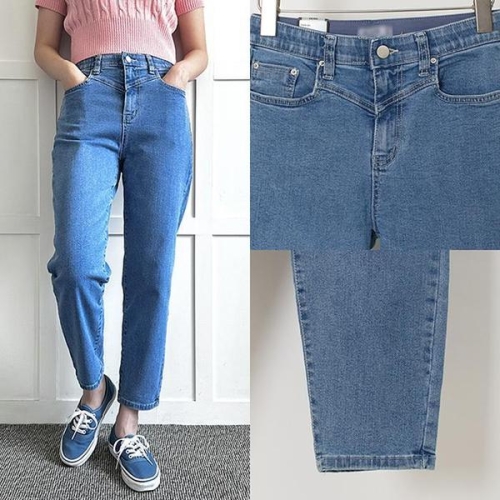 위쉬몰 LO 베이직워싱배기팬츠738 P603H407 빅사이즈 S16748340