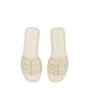 우먼 더블 T 스포츠 슬라이드 슬리퍼 샌들 샌달 Dulce De Leche 골드 3688731