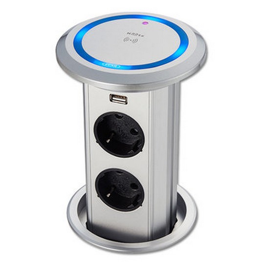 무선충전 전동 콘센트 MC-A1201CB