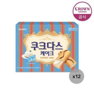 크라운제과 쿠크다스 케이크 154g (12개)