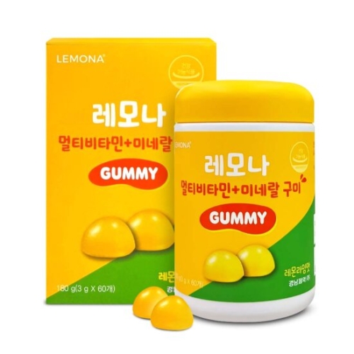 경남제약 레모나 멀티비타민 미네랄 구미 60구미 (1개)