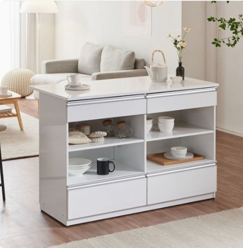 나무뜰 베이크 렌지대 아일랜드 식탁 1200B (의자별도)_이미지