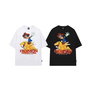 오드스튜디오 ODDSTUDIO 디지몬 어드벤처 TaichiAgumon Overfit T-shirt 2C오로 OLOR 919207_이미지