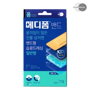 제네웰 메디폼 먼디파마 메디폼밴드 일반형 7매 (1팩(7매))