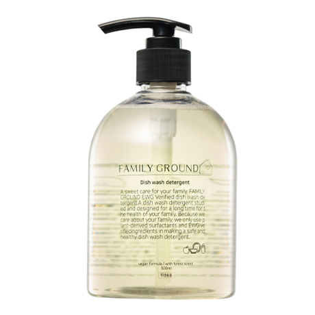 패밀리그라운드 올인원 1종 비건 주방세제&젖병세정제 500ml