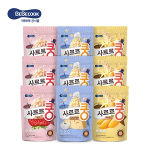 베베쿡 사르르쿵 3종 딸기+바나나+치즈요거트 23g (9개)_이미지