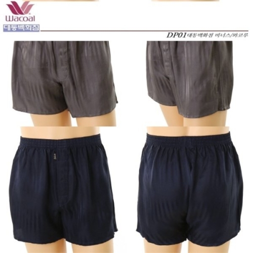 비너스 와코루 DP01 100%실크자가드솔리드남자트렁크 매끄럽고부드러운고급트렁크 남자 MP5144D_이미지