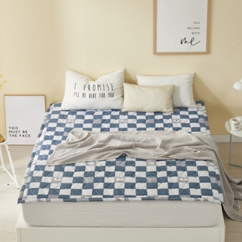 한미메리노 커버분리형 네이비 탄소매트 (퀸, 150x200cm)_이미지