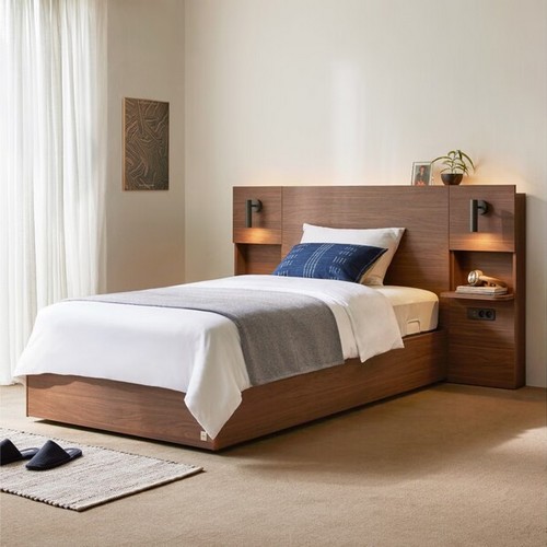 일룸 바젤 LED침대 Q (매트별도)