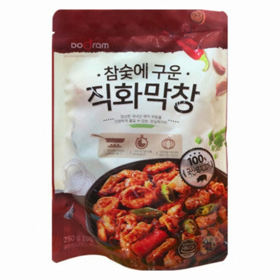 참숯에 구운 직화막창 250g