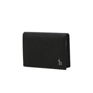 남성 블랙 라인배색 소가죽 명함지갑 HJHO5F603BK