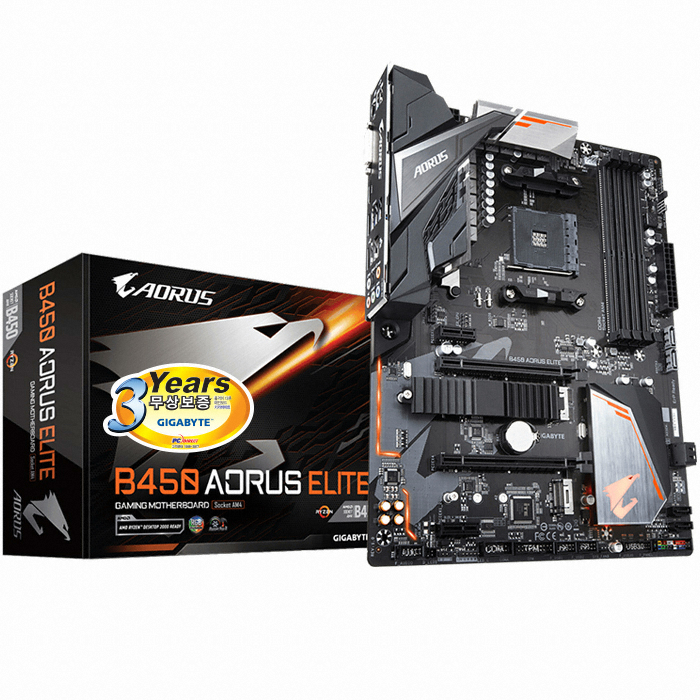 GIGABYTE B450 AORUS ELITE 피씨디렉트