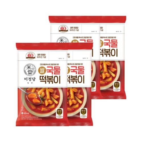 CJ제일제당 미정당 쌀 국물떡볶이 401.2g (4개)_이미지