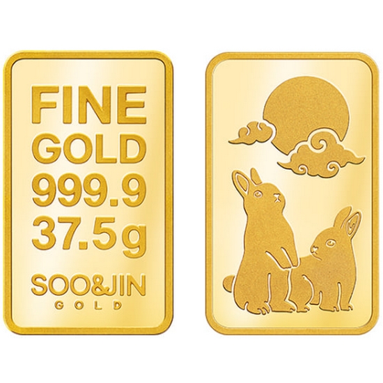 수앤진골드 토끼 골드바 37.5g [1개]